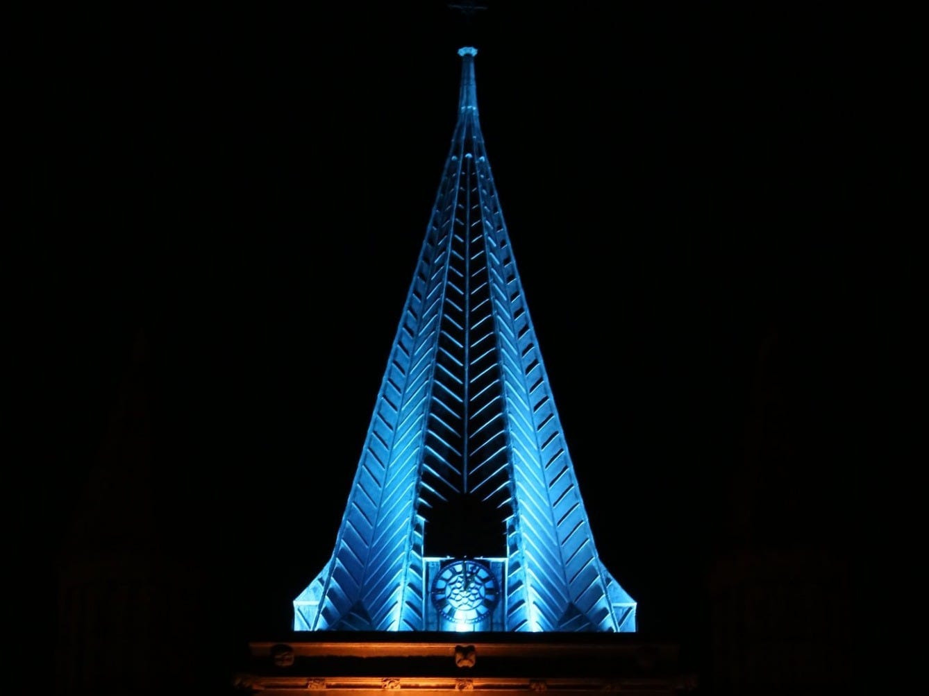 May be an image of the Basilica of the National Shrine of the Immaculate Conception, castle and bell tower