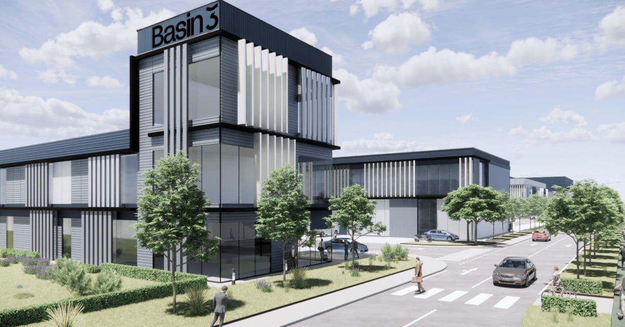 Artist impression of Basin3