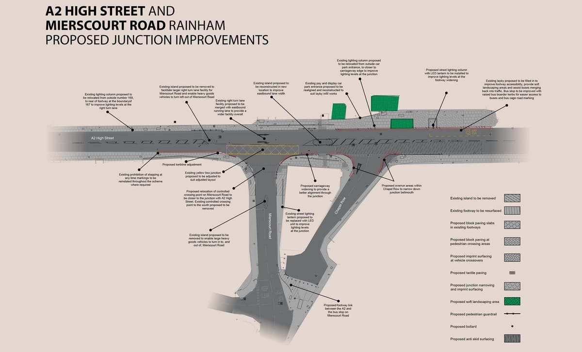 Medway Council plans to improve traffic flow by blocking road