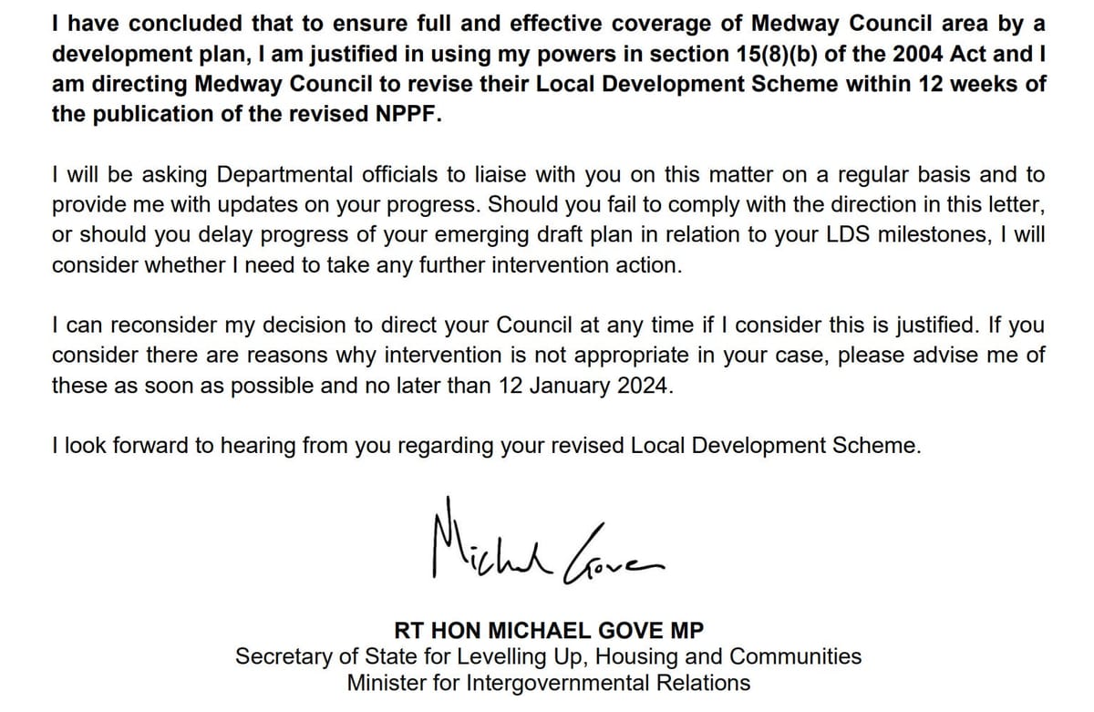 Michael Gove comes for Medway