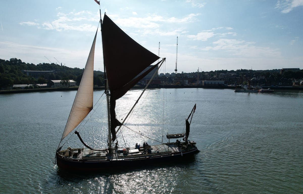 Barges find new life on the Medway