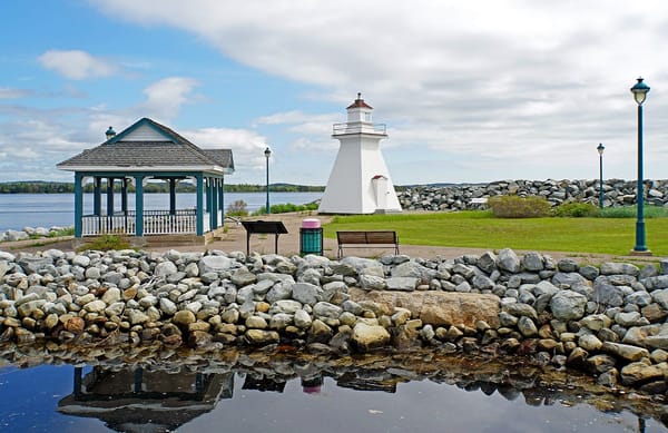 The tiny, tiny Medway in Nova Scotia